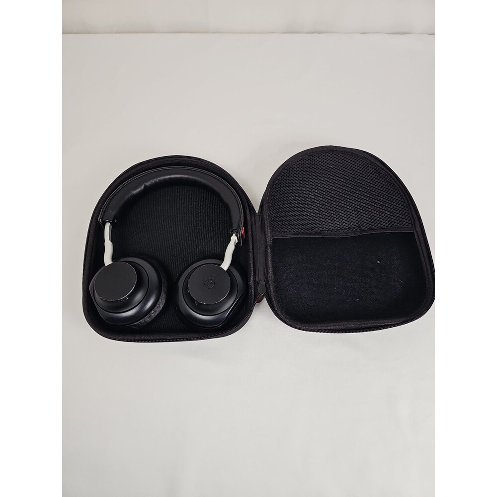 Aiwa Bluetooth Over-Ear Wireless Headphones Black w/ Hard Carry Case